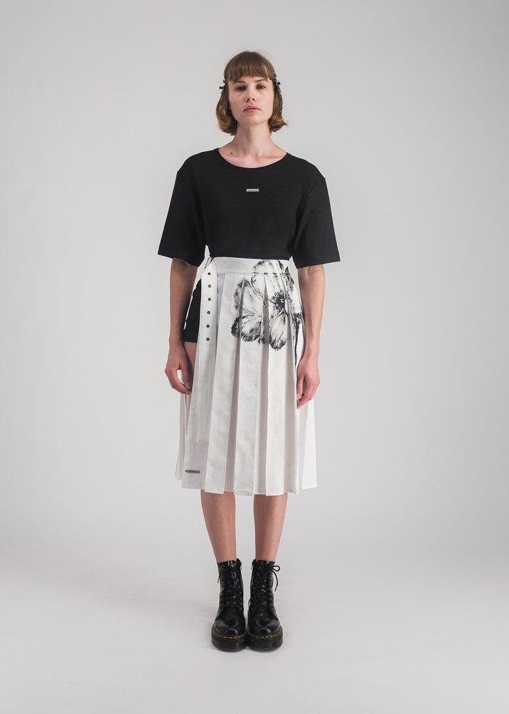 lowlands white half skirt
