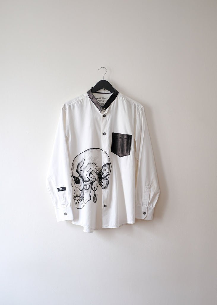 Hand-painted white shirt - Private Sales 25
