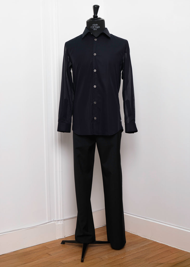 Transparent black shirt