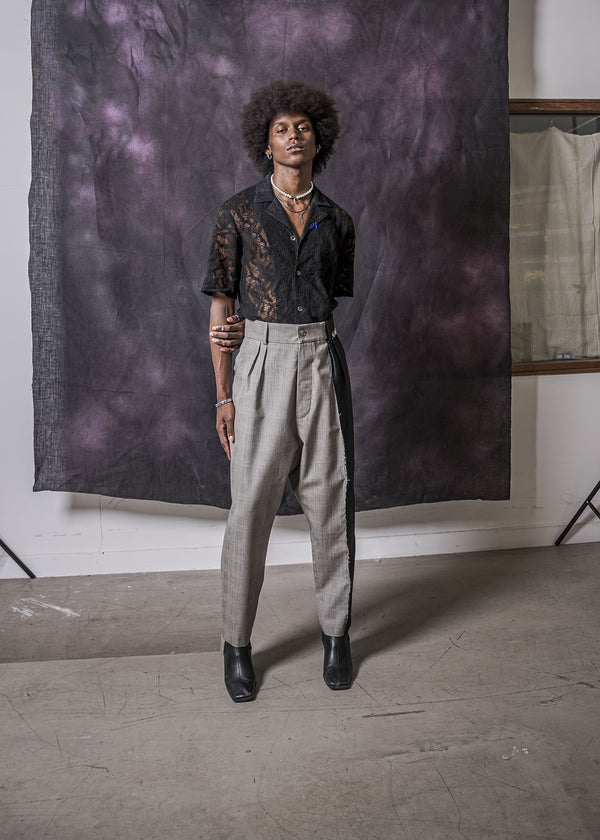 sémélé_ bi-material pants | esther bancel.