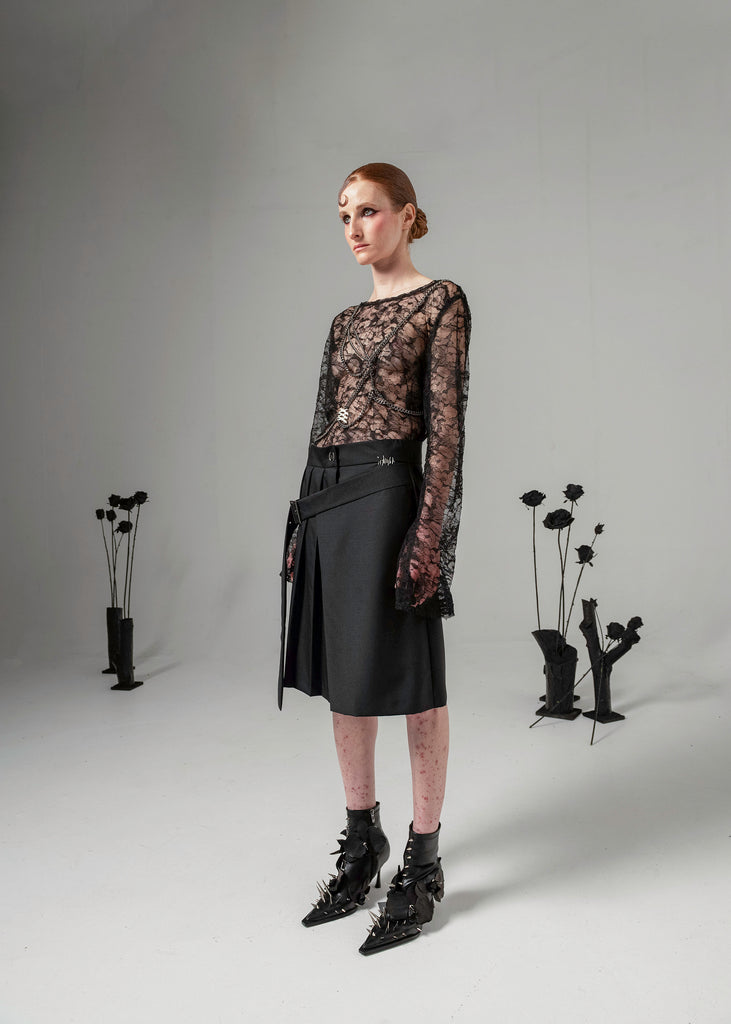 top dentelle noir esther bancel