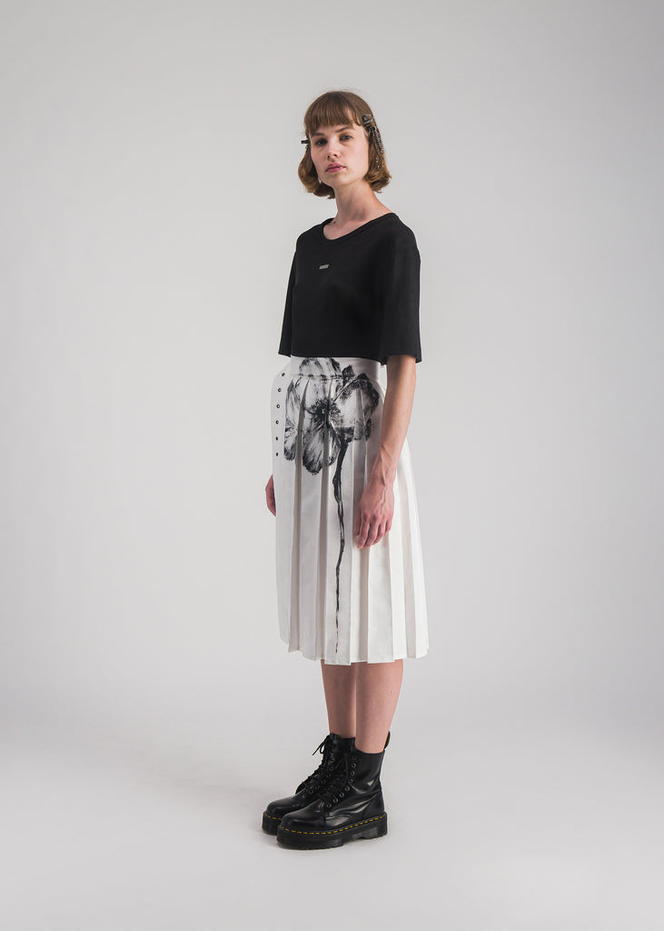 lowlands white half skirt